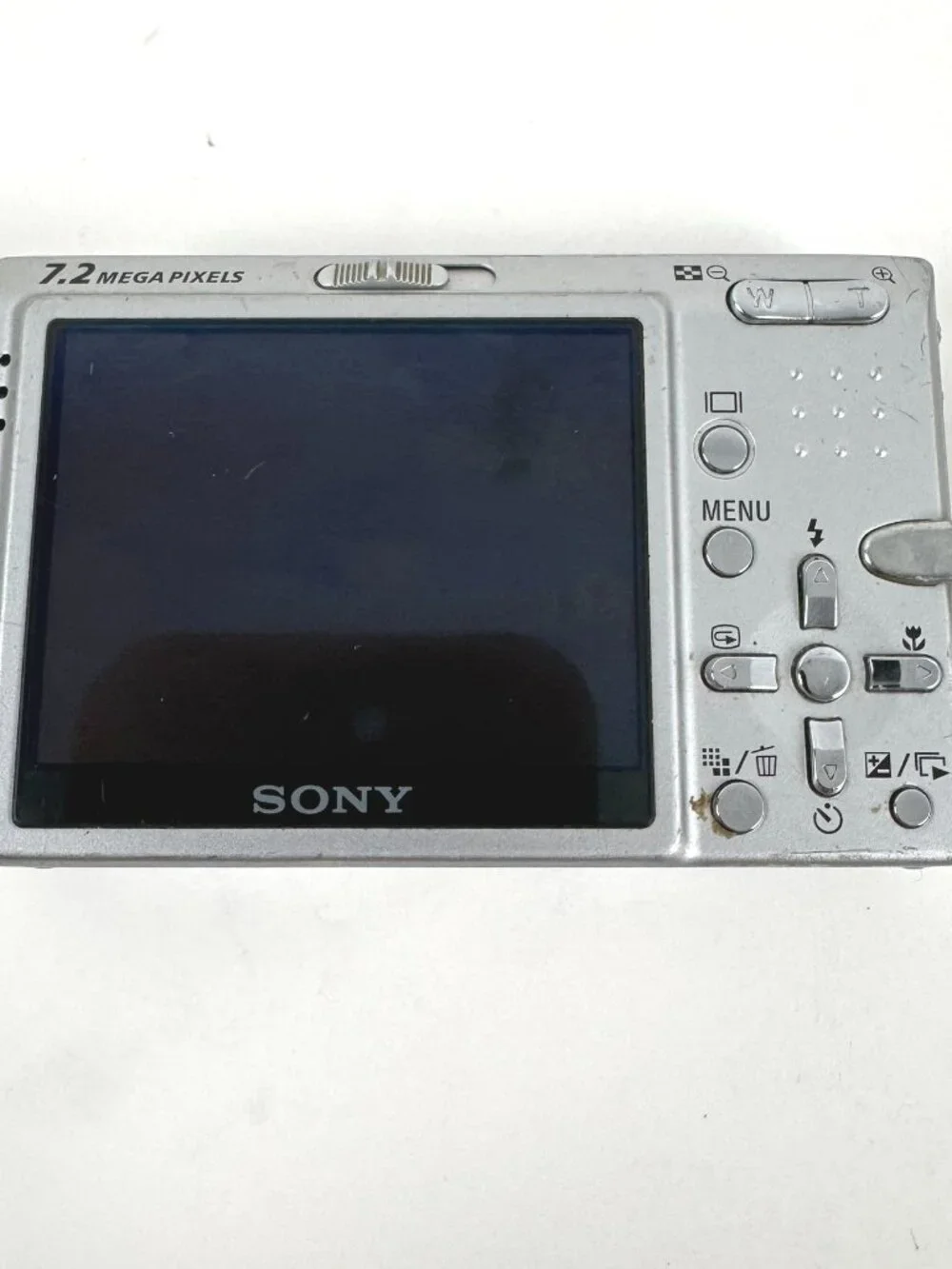 Sony Cyber Shot DSC-T10 7.2MP Digital Camera Silver Made in Japan MC-233